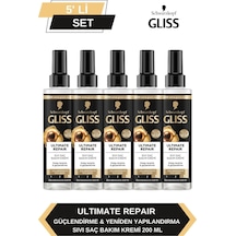 Gliss Ultimate Repair Sıvı Saç Kremi 200ml X 5'li Set set-hnkl-5122-6025