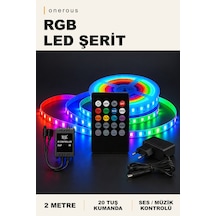 Onerous 2 M Rgb Led Şerit, Müzik Kontrollü, 20 Onr-947873145