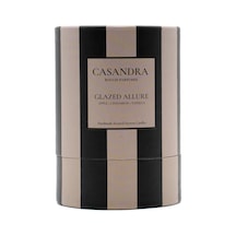 Casandra Glazed Allure Soya Mum Elma & Tarçın & Vanilya Kokulu Dekoratif Aromaterapi Mum Diğer
