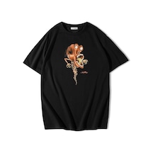 Brz Collection Unisex Oversize Travis Scott Annihilator T-shirt-siyah Siyah
