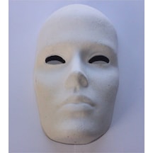 Boyanabilir Boyama Maskesi Kız Kağıt Karton Maske 5 Adet