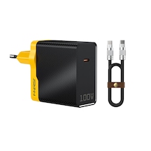 Fnırsı Usb Type-c Pd Şarj Kablosu + 100w Pd Gan Adaptör Seti