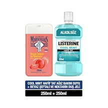Le Petit Marseillais Şeftali ve Nektarin Duş Jeli 250 ML + Listerine Cool Mint 250 ML