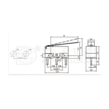 Ic-162a Micro Switch Mini Uzun Paletli Kw10-z2p