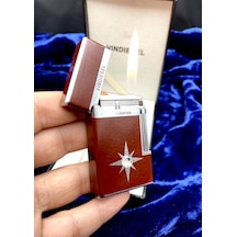 Vindiesel Dupont Model Özel Kutulu Gazlı Bordo Renk Desenli