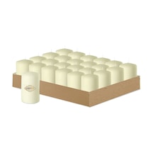 24 Lü Krem Bar Mum Yükseklik 8 cm