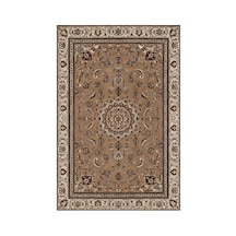 Kartela Halı Suma Halı Jüt Taban Dokuma Halı Kahverengi - 100 X 150 Cm