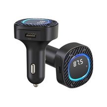 Sones C42 Type-c + Usb Araç Şarj Adaptörü Bluetooth Eller Serbest Arama Mp3 Müzik Çalar Fm Verici Lm