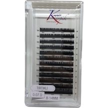 Kaşmir Kirpik Tırtıklı Kök Uçlu 0.07 MM D Kıvrım Mix Boy