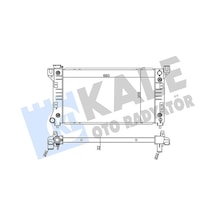 Kale 355700 Motor Su Radyatörü - Chrysler Voyager 1995-2001 3.0 Otomatik Şanz. 4682587ab - 4682587 - 4682588