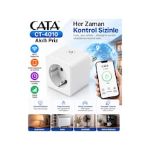 Ct-4010 Wi-fi Akıllı Priz Uzaktan Kontrol, Zamanlayıcı Ve Enerji Takibi