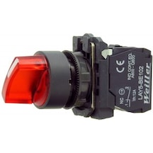 22mm 0-1 Kalıcı Ledli Mandal Buton 1no 240vac