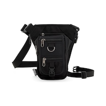 Yclgrup Unisex Siyah Motosiklet Kurye Bel Bacak Çantası