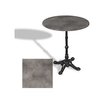 Çipa 1002 Döküm Ayak Yuvarlak Masa Çap 90cm - Werzalit, Wermodin Ve Allzalit Tabla - Copperfield Çok Renkli