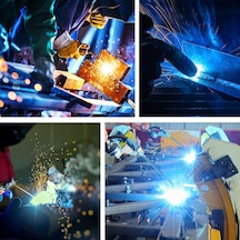 Jokmae Otomatik Karartmalı Güneş Enerjili Kaynak Gözlüğü - Kıvılcım Ve Duman Kalkanlı