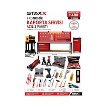 Staxx Kapse1012 Kaporta Servis Açılış Paketi Tam Donanımlı Oto Servis Seti Kaporta Kurulum Servisi