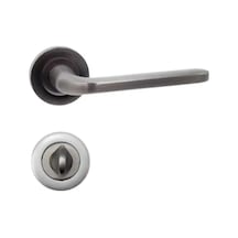 Sese Araç Modeli Yuvarlak Rozetli Wc Kapı Kolu Antrasit 200-222r-02-54
