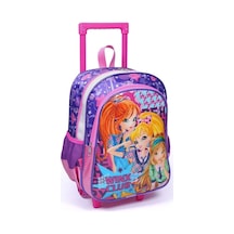 Yaygan Winx Club Çekçek Tekerlekli Okul Çantası - Pembe - Kız Çocuk