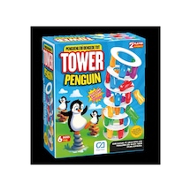 4 Adet Penguen Tower Kutulu Oyun Ca Games Çok Renkli
