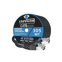 Cat6 305 Metre Dış Ortam 0,57mm Çift Ceketli Çift Katman Outdoor Cat6 Kablo 305mt Kutu