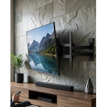 Duvar Aparatı Çift Kollu Hareketli Lcd Led Tv Askısı Uczzzbp3k2755-2