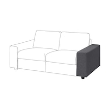 Ikea Gri Konforlu Kanepe - Kanepe Kolçağı