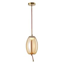 Stone Tekli 5 Watt 3000k Eskitme Bal Camlı Led Sarkıt Avize Bal