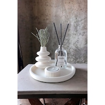 Dekoratif Minyatür Makaron Vazo 100 Ml Fresh Oda Kokusu Set Tealight Mum Dahil Değildir