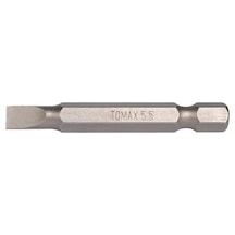 Tomax Bits Uç Manyetik Düz Uçlu Slot 5.5x50 Mm - 4 Adet