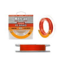 Mercan Pe Örgü Premium 4X İp 300 M Turuncu Misina