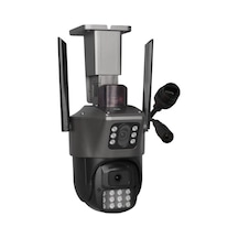Plato Pl-39050 Dual Smart Çift Kameralı Gece Görüşlü 3mp+3mp Speed Dome Wi-fi Güvenlik Kamerası İcsee