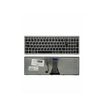 Lenovo İle Uyumlu Ideapad Flex 15d Type 20334 Notebook Klavye Işıklı Gümüş Gri Tr