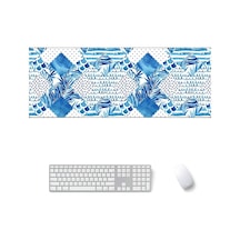 900x400x5mm Ofis Öğrenme Kauçuk Mouse Pad Masa Mat 12 Tropikal Yağmur Ormanı