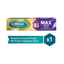 Corega Maksimum Kontrol + Tutuş Yapıştırıcı Krem 40 G