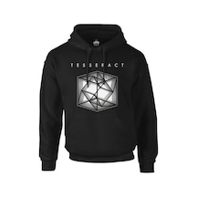 Tesseract - Odyssey Siyah Erkek Fermuarsız Kapşonlu Sweat