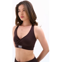Normal People Runı - Spor Bra / Şeftali Dokulu Peach Skin Kumaş Kahve Normal People Runı - Spor Bra / Şeftali Dokulu Peach Skin Kumaş Kahve