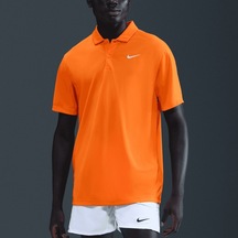 Nike Nikecourt Dri-fıt Erkek Tenis Polo Tişört - Turuncu Dh0857-873