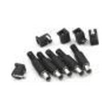 5 Set 2.5mm Dc Power Jak 5 Adet Erkek Fiş + 5 Adet Dişi Şase Soket Seti