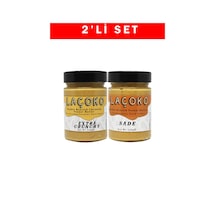 Laçoko Çifte Kavrulmuş ve Çifte Kavrulmuş Parçacıklı Fıstık Ezmesi 2 x 320 G