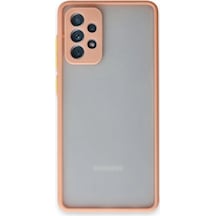 Newface - 316 - Samsung Galaxy A72 Kılıf Montreal Silikon Kapak - Edntrend - - Pembe