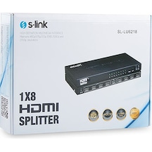 S Link Sl Lu6218 8 Port 2K 4K V1.4 Hdmı Çoklayıcı Splitter