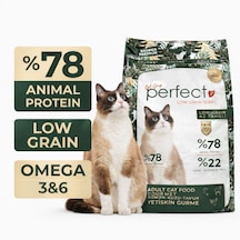 Perfect Cat Az Tahıllı Düşük Tahıllı Gurme Kedi Maması 10 KG