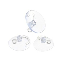 Askılı Büyük Boy Vantuz 4 Cm 10 Adet Ahşap Beyaz Diğer