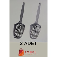 2'li Küçük Delikli Kedi Kumu Eleme Küreği, Ince Dar Aralıklı Pet Tuvalet Temizleme Eleği Süzgeç