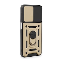 Samsung Galaxy Uyumlu - M14 5g Kılıf Pars Lens Yüzüklü Silikon - Gold