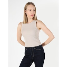 Colin's Slim Fit Basic Bej Kadın Atlet CL1064021_Q1.V2_BEI