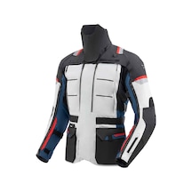 Rebelhorn Cubby V Kışlık Motosiklet Montu Gri - Kırmızı - Mavi 75066