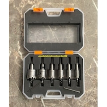 Dmr 4elmas Tct Panç Sac Metal Delme Ucu Ahşap Delme Ucu Çelik Panç 16-30mm 6pc