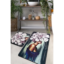 Chilai Home Witcherry 2'li Set Banyo Halısı Djt Renkli