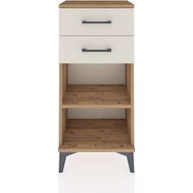 Arges Komodin Tek Raflı 2 Çekmeceli 44x30x96 Çam-aytaşı Atlas Çam